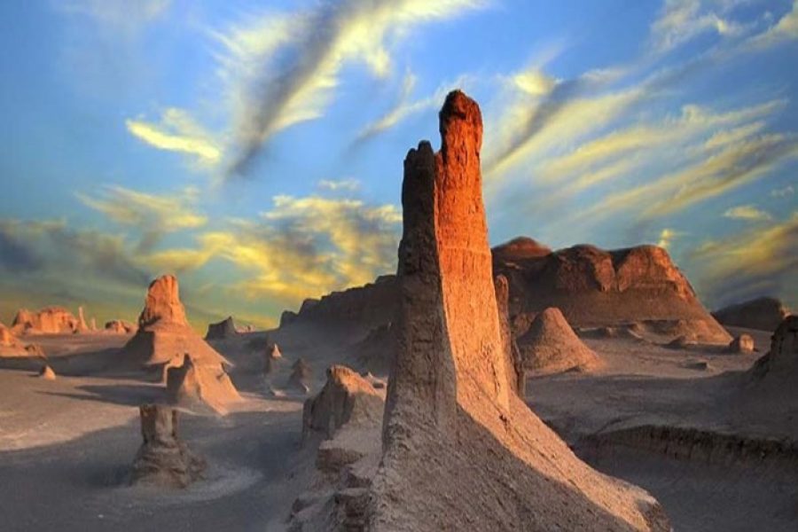 قطار ریلی کرمان تا کلوت‌های شهداد